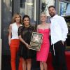 Felicity Huffman, Eva Longoria enceinte, Anna Faris et Ricky Martin - Eva Longoria reçoit son étoile sur le Walk Of Fame à Hollywood, le 16 avril 2018.