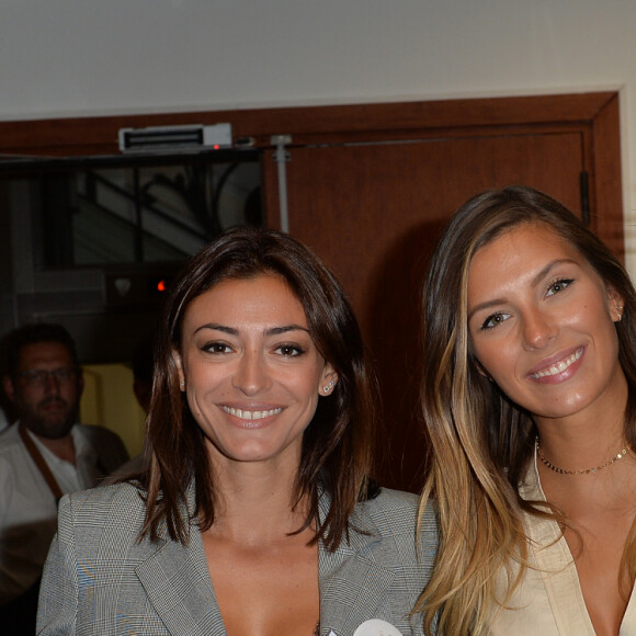 Vaimalama Chaves, Miss France 2019, Rachel Legrain-Trapani Camille Cerf et Sophie Thalmann à l'opération Charity Day chez Aurel BCG partners à Paris le 11 septembre 2019. © Veeren / Bestimage 11/09/2019 - Paris