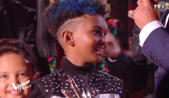 Soan est le grand gagnant - Finale de "The Voice Kids 2019" sur TF1. Le 25 octobre 2019.