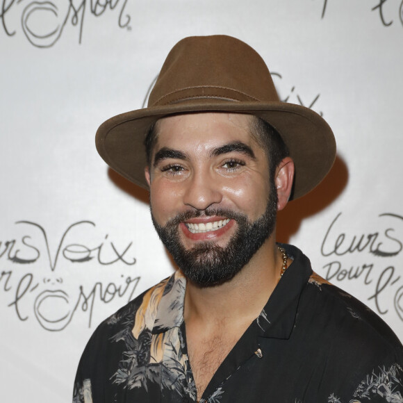 Kendji Girac au Concert caritatif "Leurs Voix pour l'Espoir" au profit de la recherche contre le cancer du pancréas, créé et présenté par L. Cholewa à l'Olympia à Paris, le 7 octobre 2019. © Marc Ausset-Lacroix - Pierre Perusseau / Bestimage