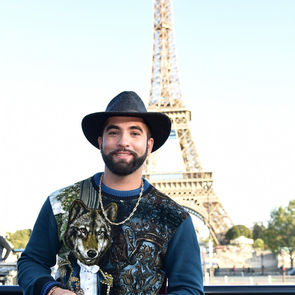 Exclusif - Kendji Girac - Répétitions du concert anniversaire des 130 ans de la Tour Eiffel à Paris, qui sera diffusé le 26 octobre sur France 2. Le 2 octobre 2019. © Giancarlo Gorassini / Bestimage