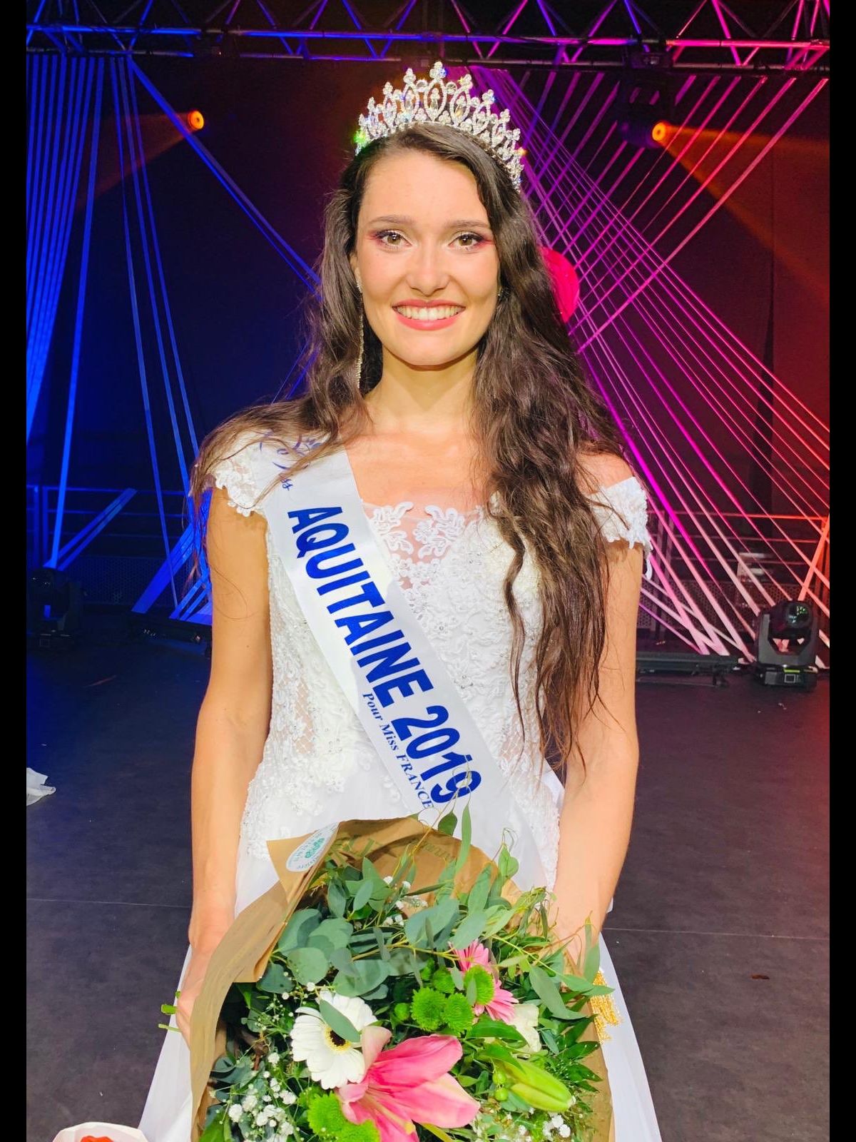 Miss France 2020 Justine Delmas Est Miss Aquitaine 2019 Purepeople