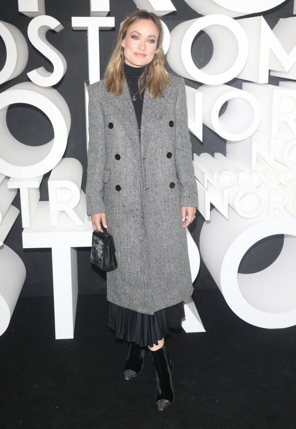 Olivia Wilde lors de la soirée d'inauguration du nouveau magasin "Nordstrom" à New York, le 22 octobre 2019.