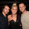 Anthony Colette, Katrina Patchett et Christian Millette assistent à la soirée de lancement de la collection BoohooMan x Dadju à l'Institut du Monde Arabe à Paris, le 29 octobre 2019. © Veeren Ramsamy-Christophe Clovis/Beswtimage