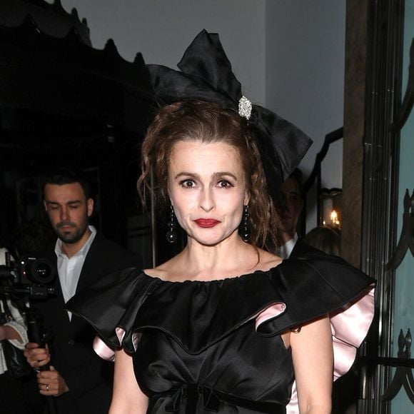 Helena Bonham Carter - Les célébrités arrivent à la soirée 'The Harper's Bazaar Women Of The Year Awards' à l'hôtel Claridge's à Londres, le 29 octobre 2019.