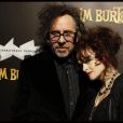 Tim Burton et Helena Bonham Carter à Paris en 2012.