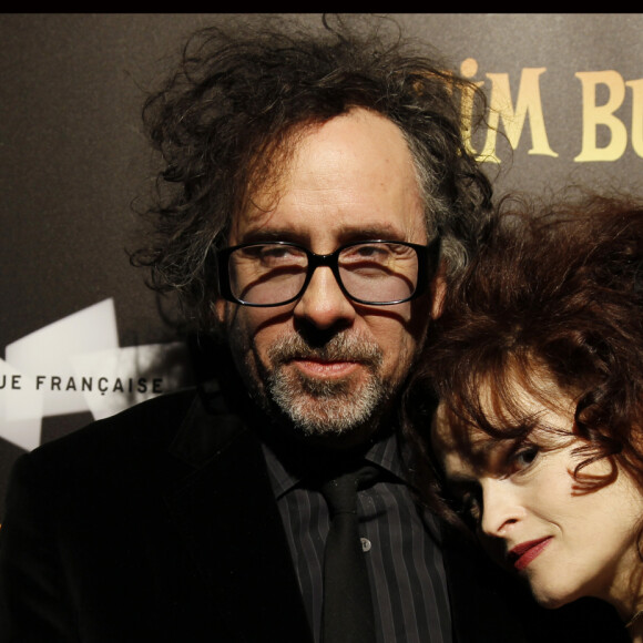 Tim Burton et Helena Bonham Carter à Paris en 2012.