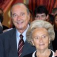  Jacques Chirac et Bernadette Chirac à L'Élysée en 2004. 