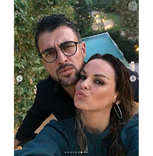 Géraldine Lapalus et son chéri Julien Sassano, en amoureux, sur Instagram, le 30 octobre 2019.