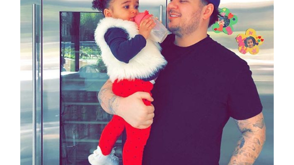 Rob Kardashian, aminci et de retour : Troll rose inquiétant avec sa fille Dream