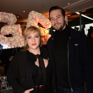 Exclusif - Marilou Berry et son compagnon Alexis - Soirée de lancement des cosmétiques Eymard Gabrielle à l'hôtel Shangri-La à Paris, France, le 12 avril 2018. © Rachid Bellak/Bestimage