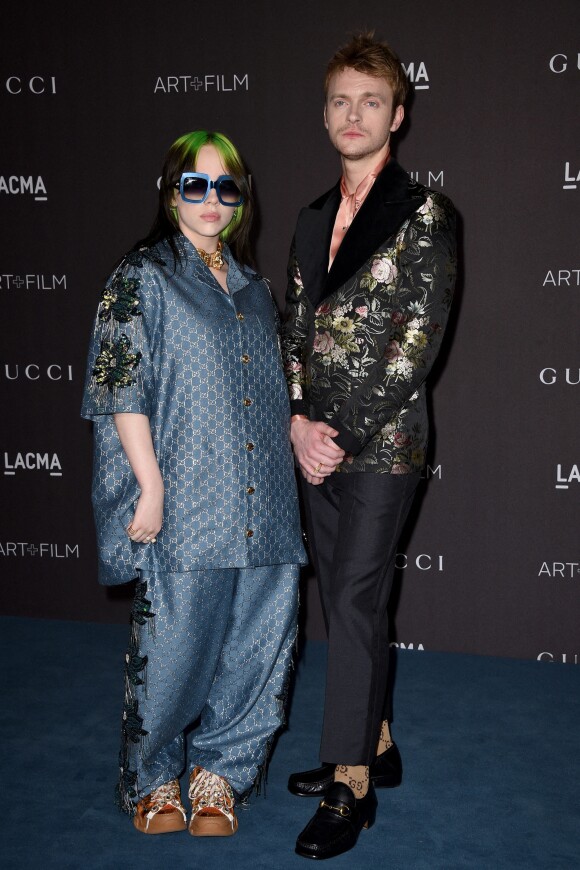 Bilie Eilish et Finneas O'Connell assistent au gala Art + Film au musée LACMA à Los Angeles. Le 2 novembre 2019.