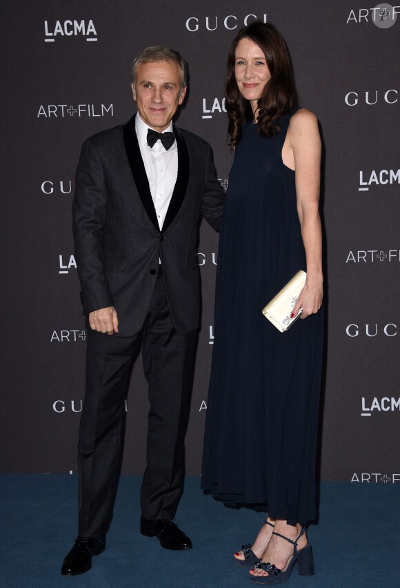 Christoph Waltz et son épouse Judith Holste assistent au gala Art + Film au musée LACMA à Los Angeles. Le 2 novembre 2019.