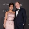 Francois-Henri Pinault et sa femme Salma Hayek au photocall de la soirée "2019 LACMA Art + Film Gala" au Los Angeles County Museum of Art. Los Angeles, le 2 novembre 2019.