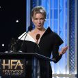 Renee Zellweger lors des "23e Hollywood Film Awards" à l'hôtel Beverly Hilton, à Los Angeles. Le 3 novembre 2019.