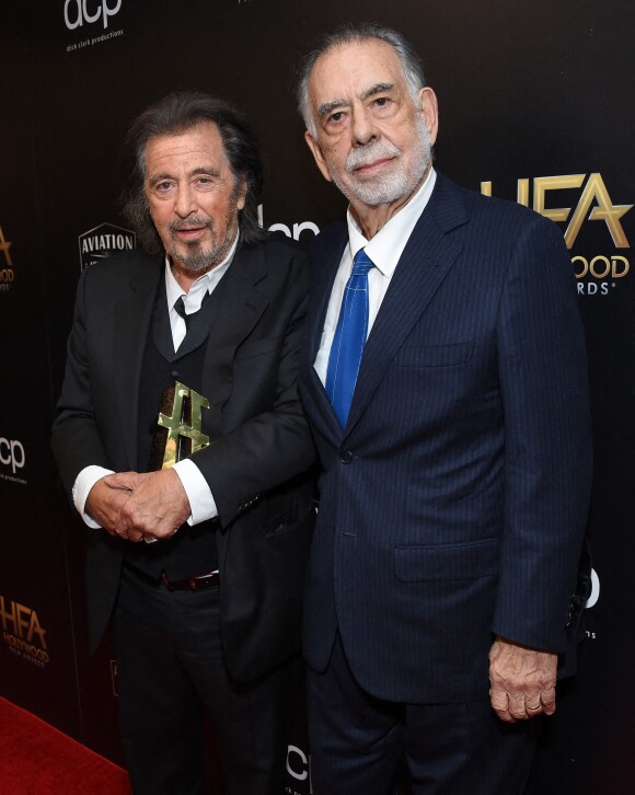 Al Pacino et Francis Ford Coppola lors des 23e Hollywood Film Awards au Beverly Hilton, à Los Angeles. Le 3 novembre 2019