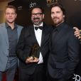 Matt Damon, James Mangold et Christian Bale lors des 23e Hollywood Film Awards au Beverly Hilton, à Los Angeles. Le 3 novembre 2019