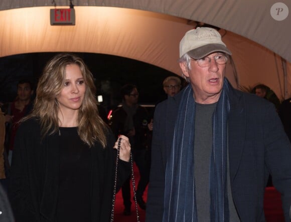 Alejandra Silva et Richard Gere lors de la projection du film "It Takes A Lunatic" à l'occasion du Tribeca Film Festival à New York, le 3 mai 2019.