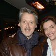 Antoine de Caunes et sa femme Daphné Roulier - Prix de la Closerie des Lilas 2014 à Paris, le 8 avril 2014