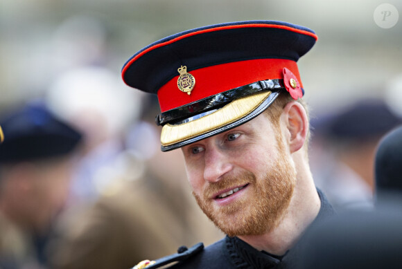 Le prince Harry, duc de Sussex, et Meghan Markle, duchesse de Sussex, assistent à une cérémonie d'hommage à tous ceux qui sont battus pour la Grande-Bretagne, à Westminster Abbey, le 7 novembre 2019, dans le cadre du 'Remembrance Day'.