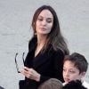 Exclusif - Angelina Jolie est allée visiter le Colisée avec ses enfants Zahara Jolie-Pitt, Shiloh Jolie-Pitt, Vivienne Jolie-Pitt et Knox Jolie-Pitt à Rome en Italie, le 7 octobre 2019.