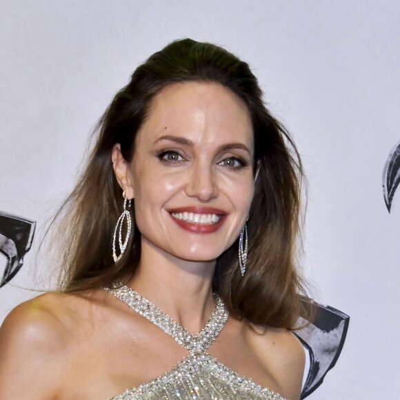 Angelina Jolie à la première du film "Maléfique : Le Pouvoir du mal" au Roppongi Hills Arena à Tokyo, Japon, le 3 octobre 2019. © Future-Image/Zuma Press/Bestimage © Future-Image/Zuma Press/Bestimage