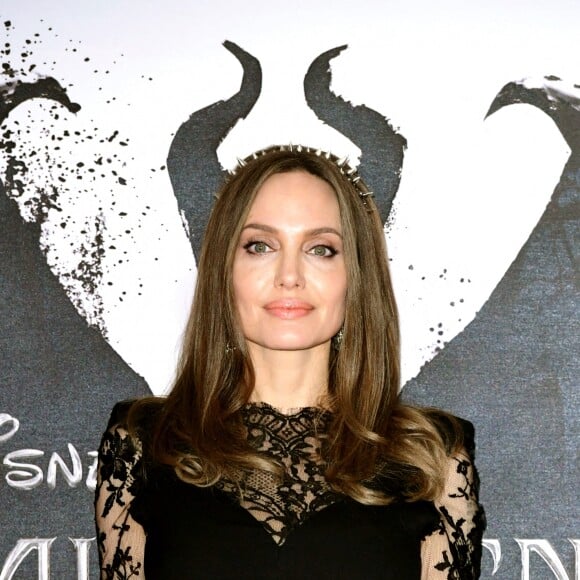 Angelina Jolie à la première de "Maléfique : Le pouvoir du mal" au Mandarin Oriental de Londres. Le 10 octobre 2019. @@Ian West/Pa Wire/ABACAPRESS.COM