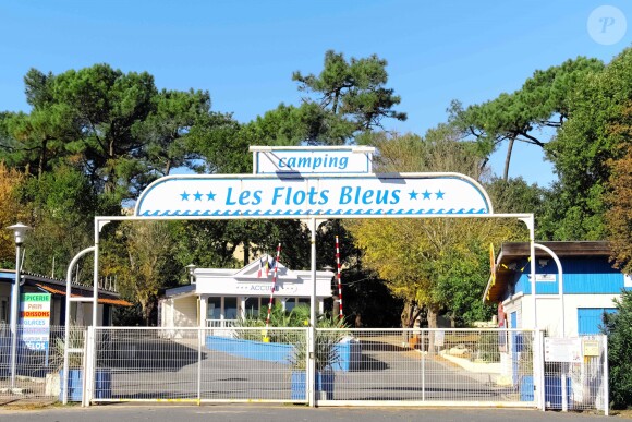 Touristes au camping des Flots bleus.