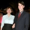 Anémone et son fils Jacobs à Monaco en 2005.