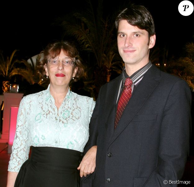Anémone et son fils Jacobs à Monaco en 2005.