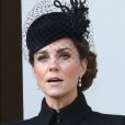  Kate Middleton - La famille royale réunie pour le Remembrance Sunday Service, au Cénotaphe de Londres, le 10 novembre 2019. 
