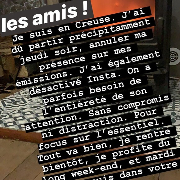 Agathe Auproux rassure ses fans- 10 novembre 2019.