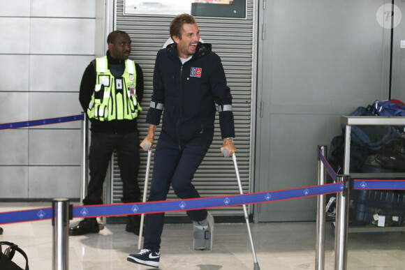 Julien Benneteau - Arrivée à l'aéroport CDG de l'Équipe de France féminine victorieuse de la Fed Cup, Paris, le 12 novembre 2019. © Gwendoline le Goff / Panoramic / Bestimage