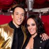 Grégoire Lyonnet et sa femme Alizée - Backstage de l'émission "Tous au Moulin Rouge pour le sidaction" au Moulin Rouge à Paris le 20 mars 2017. © Cyril Moreau - Dominique Jacovides / Bestimage