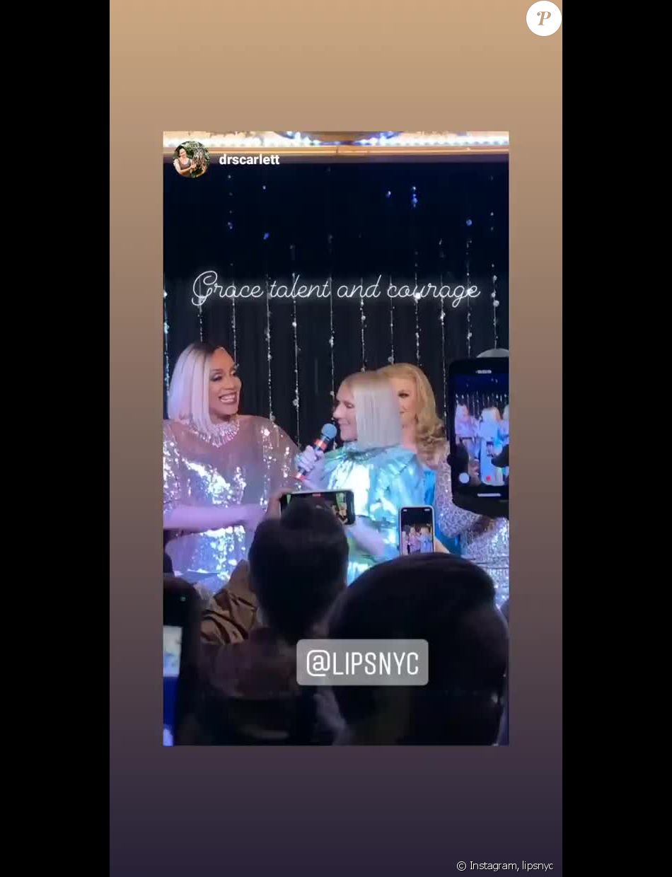 Céline Dion au Lips Drag Queen Show Palace Restaurant & Bar, le 14