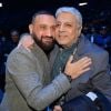 Cyril Hanouna et Enrico Macias lors du gala de boxe Univent à l'AccorHotels Arena de Paris pour le championnat du monde WBA le 15 novembre 2019. © Veeren / Bestimage