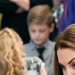 Kate Middleton, marraine des hôpitaux pour enfants d'Est-Anglie, visite le nouvel hôpital de l'organisme de bienfaisance " The Nook " le vendredi 15 novembre, à Norwich dans le Norfolk.