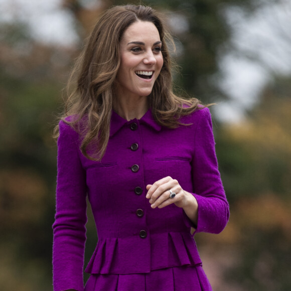 Kate Middleton, marraine des hôpitaux pour enfants d'Est-Anglie, visite le nouvel hôpital de l'organisme de bienfaisance " The Nook " le vendredi 15 novembre, à Norwich dans le Norfolk.