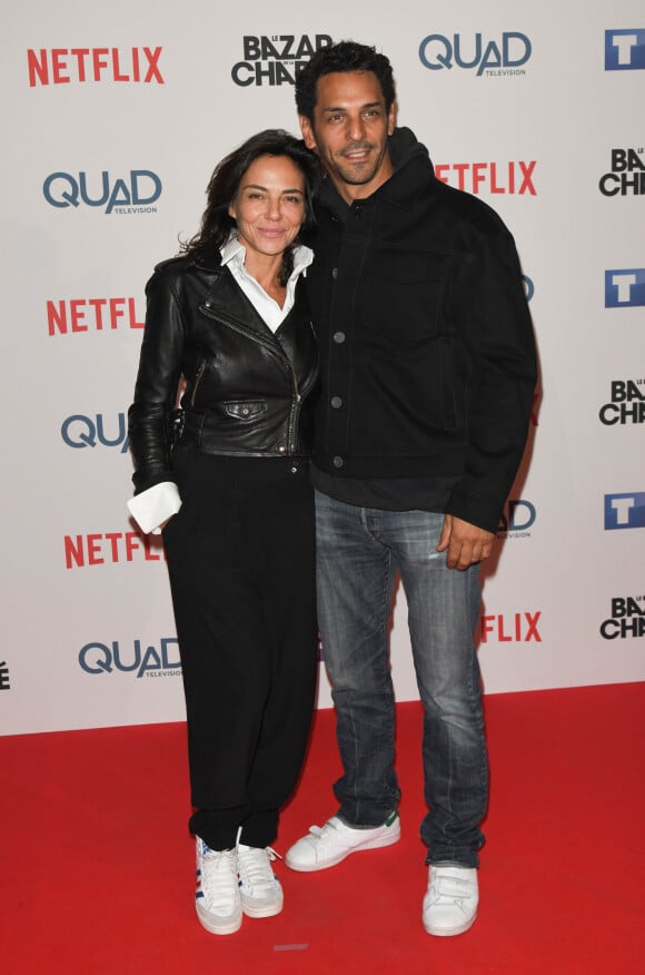 Tomer Sisley et sa femme Sandra à l'avant-première de "Le Bazar de la charité", nouvelle série événement de TF1 - 30 septembre 2019