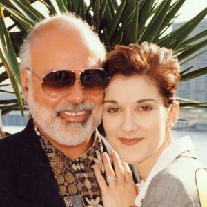 Céline Dion et René Angelil à Monte-Carlo en 1995.