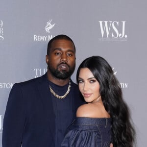 Kanye West et sa femme Kim Kardashian - Les célébrités lors de la soirée WSJ Innovators Awards au musée d'Art Moderne à New York, le 6 novembre 2019.