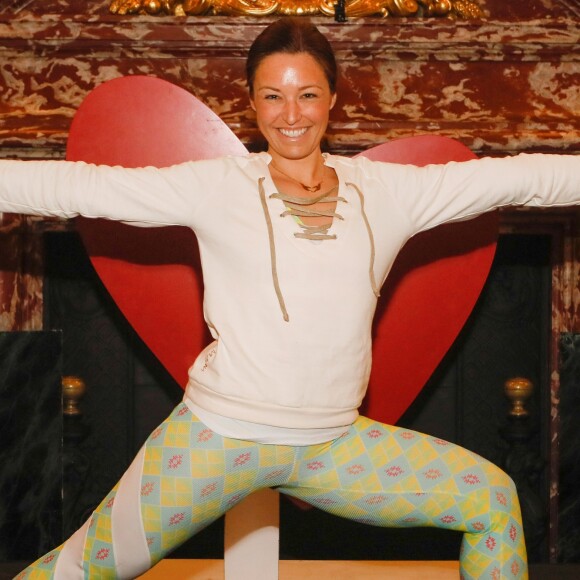 Exclusif - Natasha St-Pier - 5ème Opération "Yogis du Coeur" au profit de "Mécénat Chirurgie Cardiaque" à l'hôtel InterContinental Hotel Paris Le Grand à Paris le 18 novembre 2018. © CVS/Bestimage