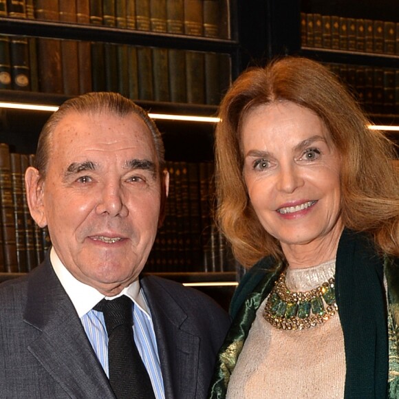 Exclusif - Michel Corbière et sa femme Cyrielle Clair - Premier gala de levée de fonds de l'association "Moteur" à l'hôtel de l'Industrie. Paris. Le 18 novembre 2019. © Veeren Ramsamy/Bestimage