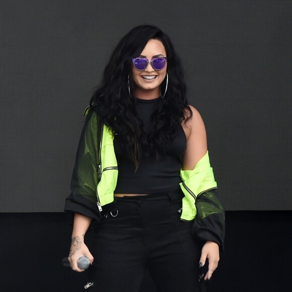 Demi Lovato en concert au BBC Biggest Weekend à Swansea, le 26 mai 2018