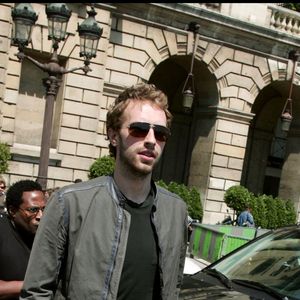 Chris Martin place Vendôme à Paris le 9 juin 2005