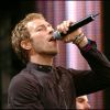 Chris Martin au concert "Live 8" à Londres le 2 juillet 2005