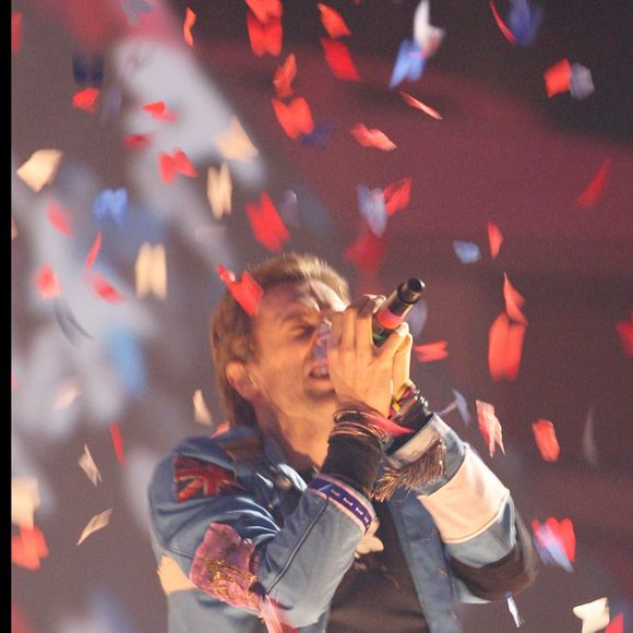 Coldplay aux Brit Awards 2009 à Earls Court à London, le 18 février 2009 Credit: Justin Goff/GoffPhotos.com