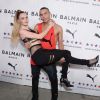 Cara Delevingne et Olivier Rousteing assistent à la soirée de lancement de la collaboration "Puma x Balmain" à Los Angeles, le 21 novembre 2019.