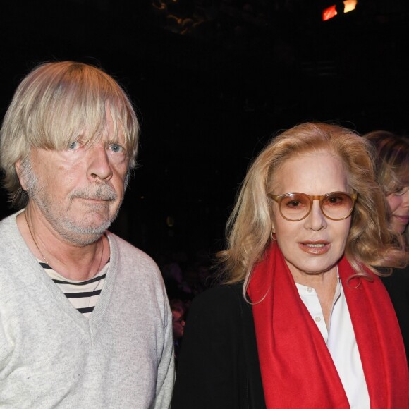 Exclusif - Le chanteur Renaud (Renaud Séchan) et Sylvie Vartanau concert de Dave à Bobino à Paris le 18 novembre 2019. © Coadic Guirec/Bestimage