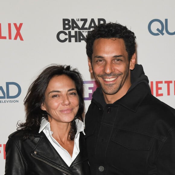 Sandra Sisley et son mari Tomer Sisley à l'avant-première de série télévisé TF1 "Le Bazar de la Charité" au Grand Rex à Paris, France, le 30 septembre 2019. © Coadic Guirec/Bestimage